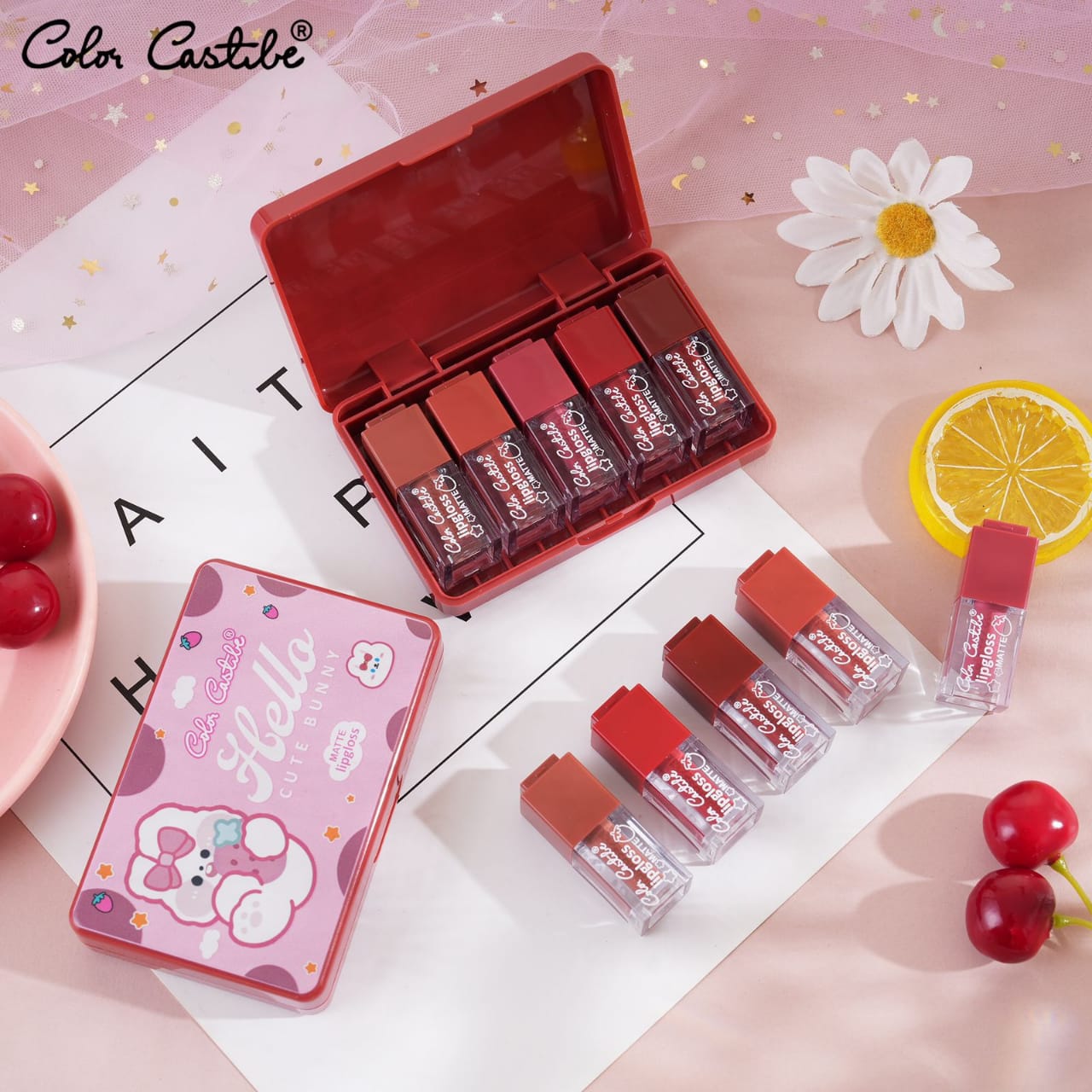 Color castel 6 piece lipgloss set
