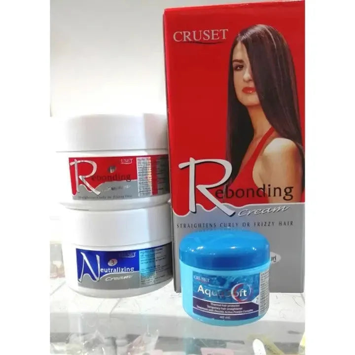 Cruset rebounding hair straightning cream Curly&Frizzy hair