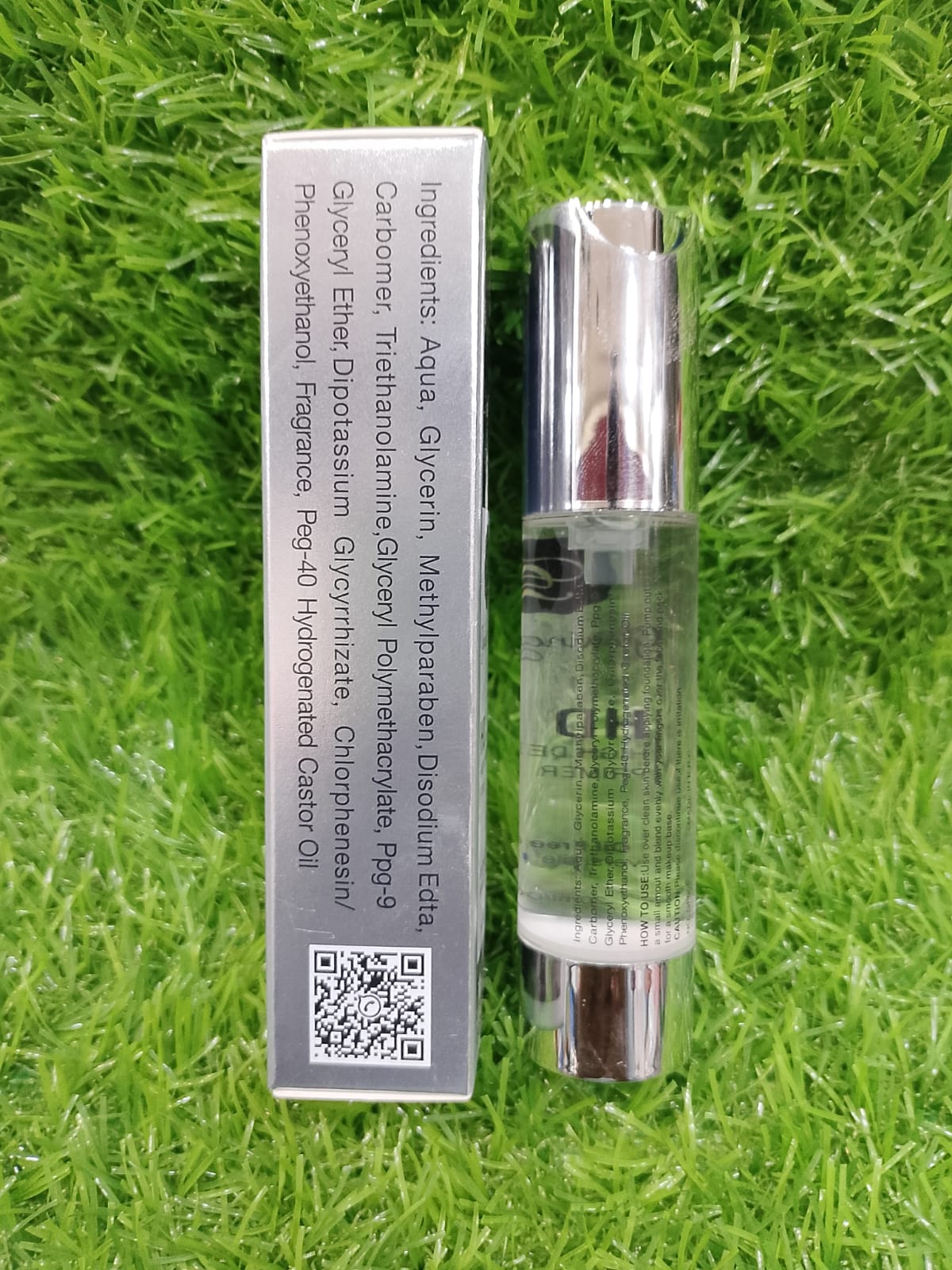 Glowing face makeup primer