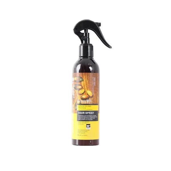 ARGAN OIL & Protein Anti-Hair Fall & Renewal Spray 250ml- Hair Regrowth, Heat Protector, Hair Treatment, Damage Resistant & Sulfate Free. ( RECOMMENDED BY PROFESSIONAL HAIR SALON)