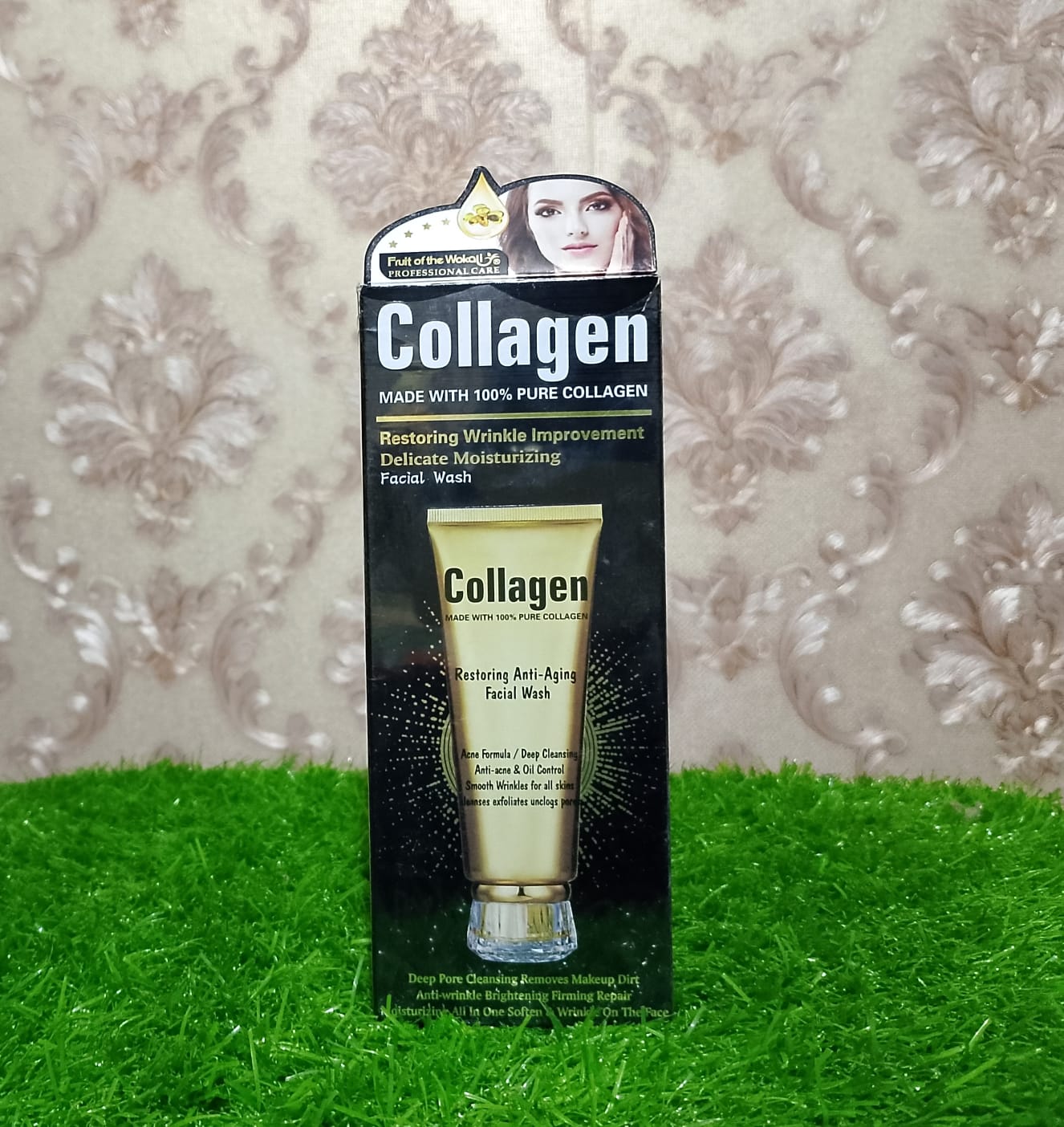 100% Collagen Anti-Ag-ing And Anti-Acne Facial Wash 120ml in pakistan