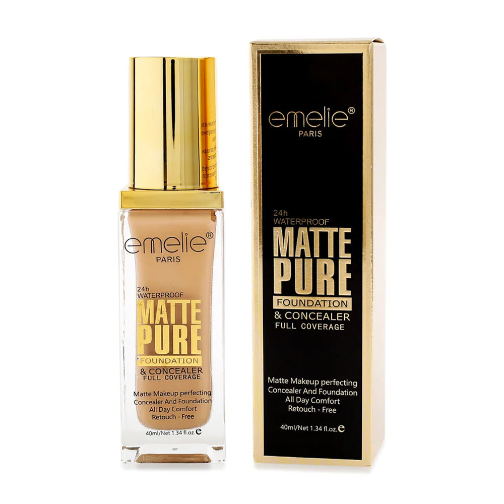 Emelie pearl 24hour  matte makeup foundation