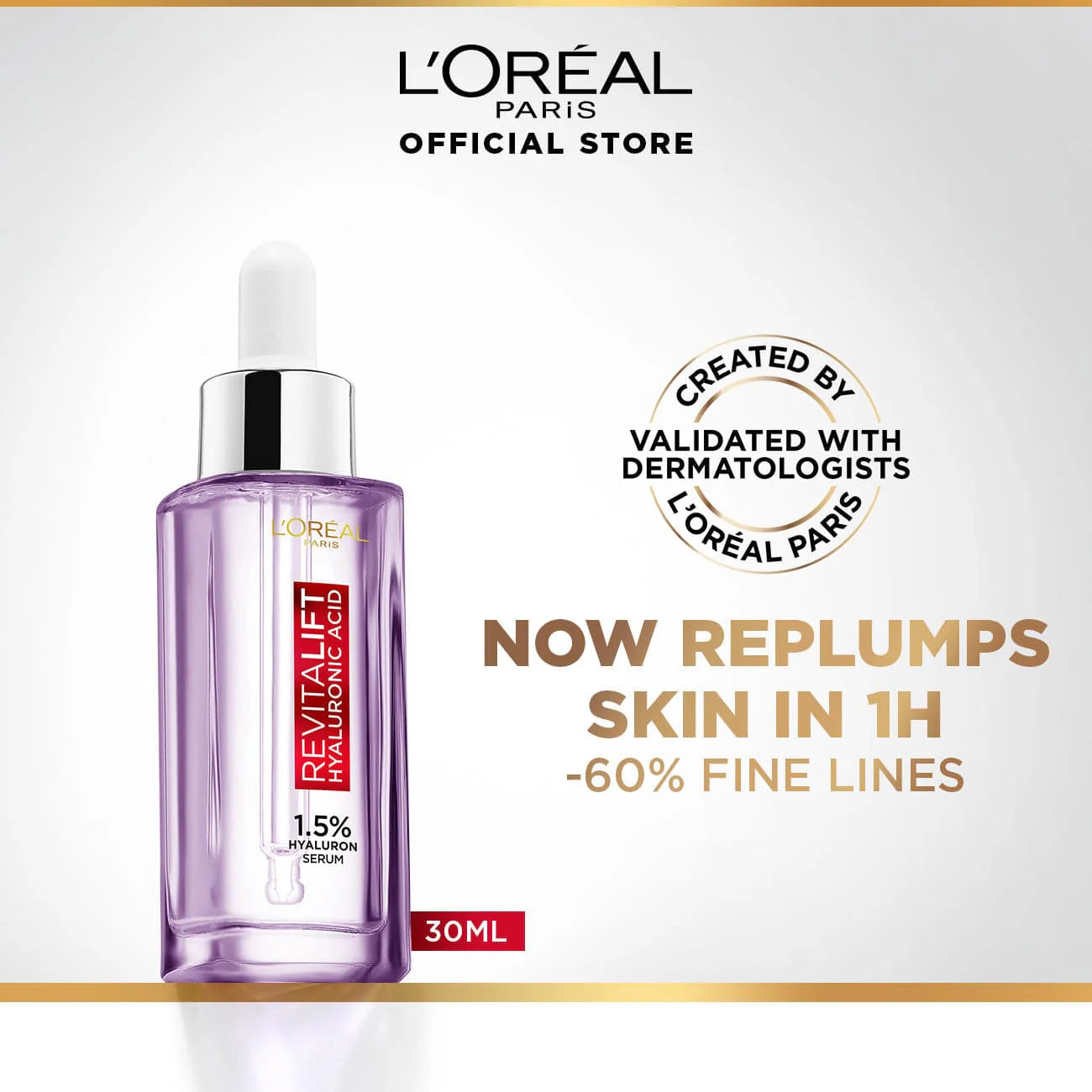 L’OREAL REVITALIFT HYALURONIC ACID SERUM 30ml