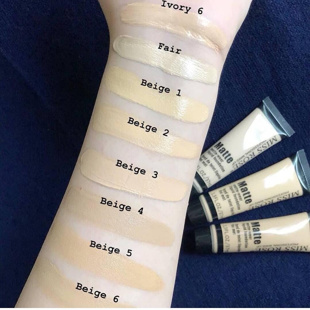Miss Rose Matte foundation all shades avaliabel