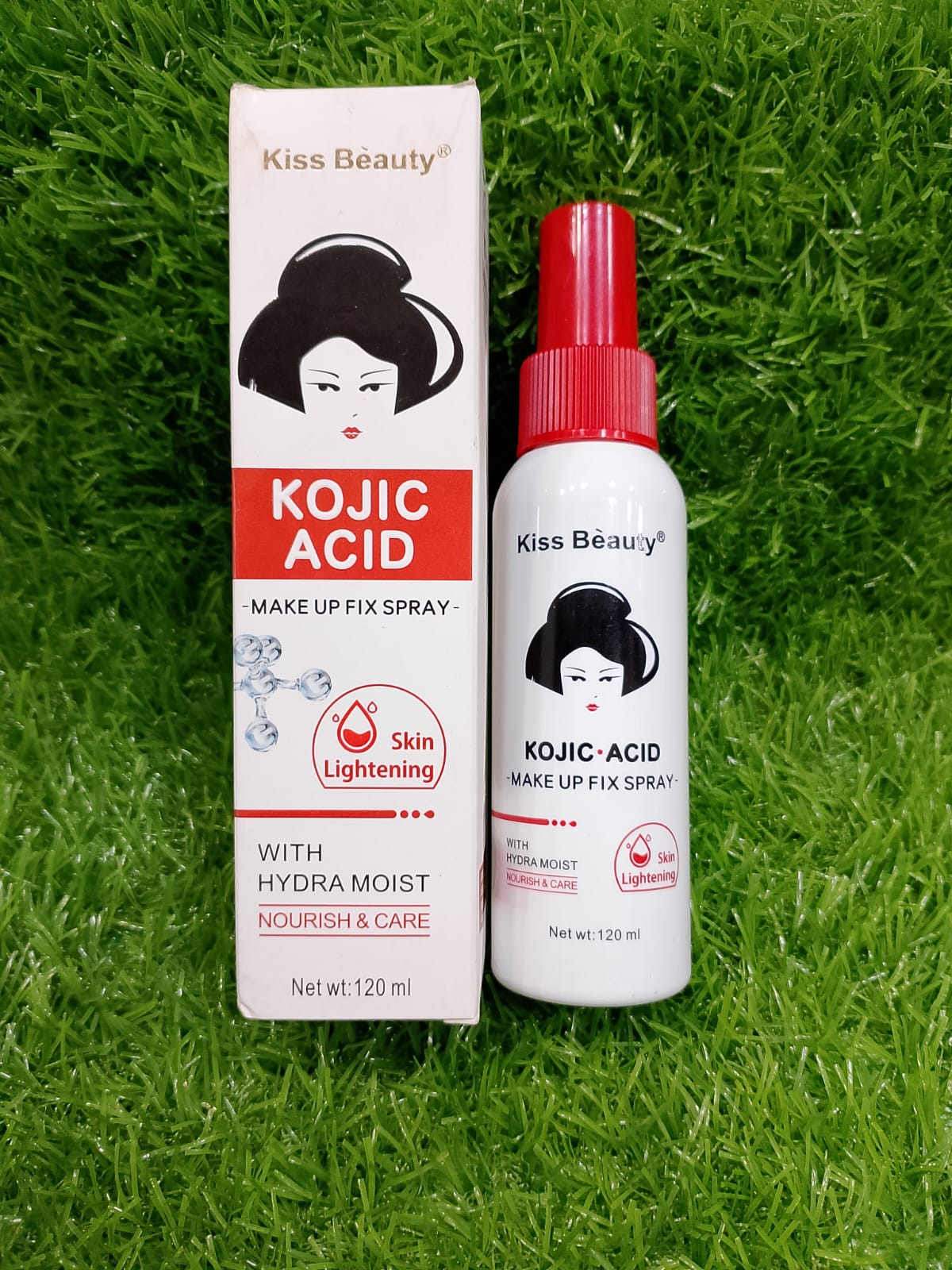 Kiss beauty kojic acid makeup fixer spray