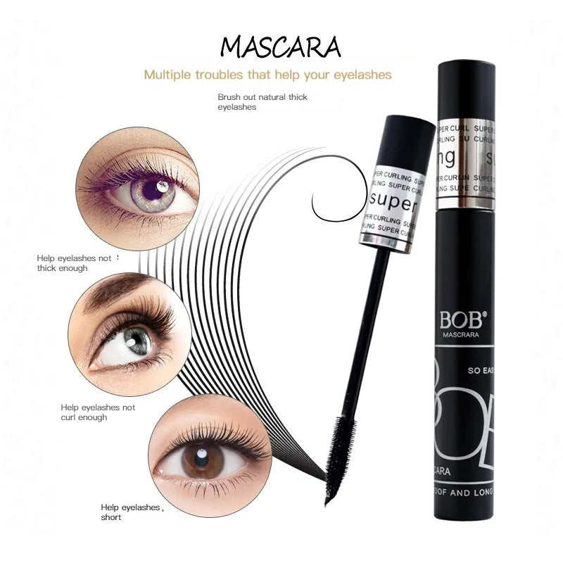 BOB water proof long lasting super curl mascara