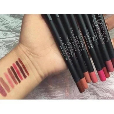 Huda Beauty PacK oF 12 Colors Lip Pencil