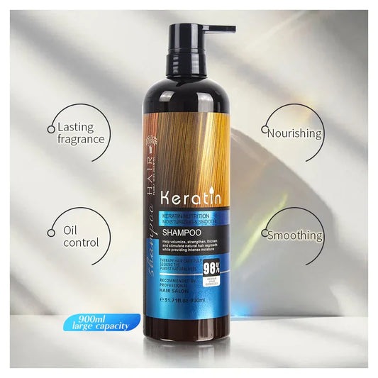 Keratin Shine & Smooth Repair Shampoo | Strengthen & Revitalize Your Hair