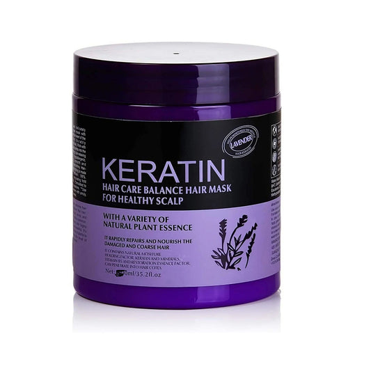 Lavender Hair Care Balance Keratin Hair Mask & Hair Treatment for Healthy Scalp 500ml
