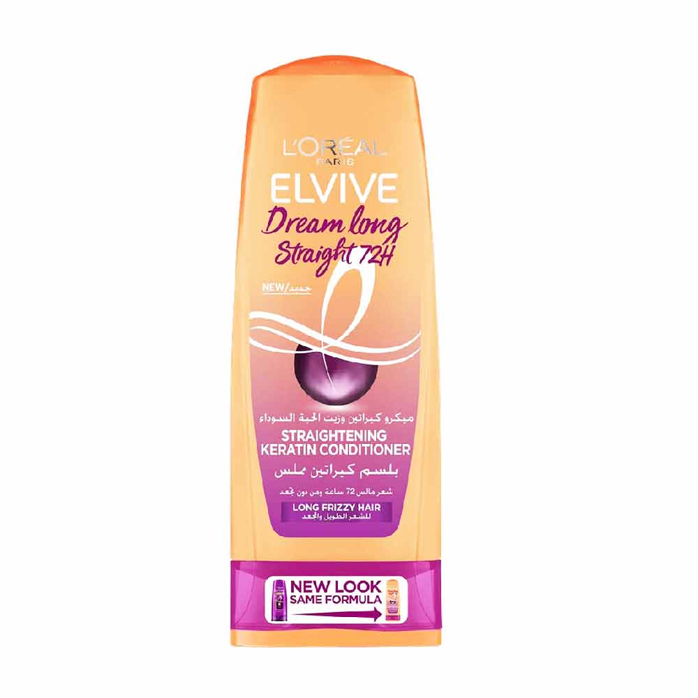 Loreal Dream Long Straight 72H Keratin Straightening Conditioner-175ml