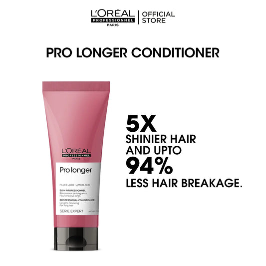 Loreal Professionnel Serie Expert Pro Longer Conditioner With Filler-A100 And Amino Acid - 200ml - For Long Hair With Thinned Ends
