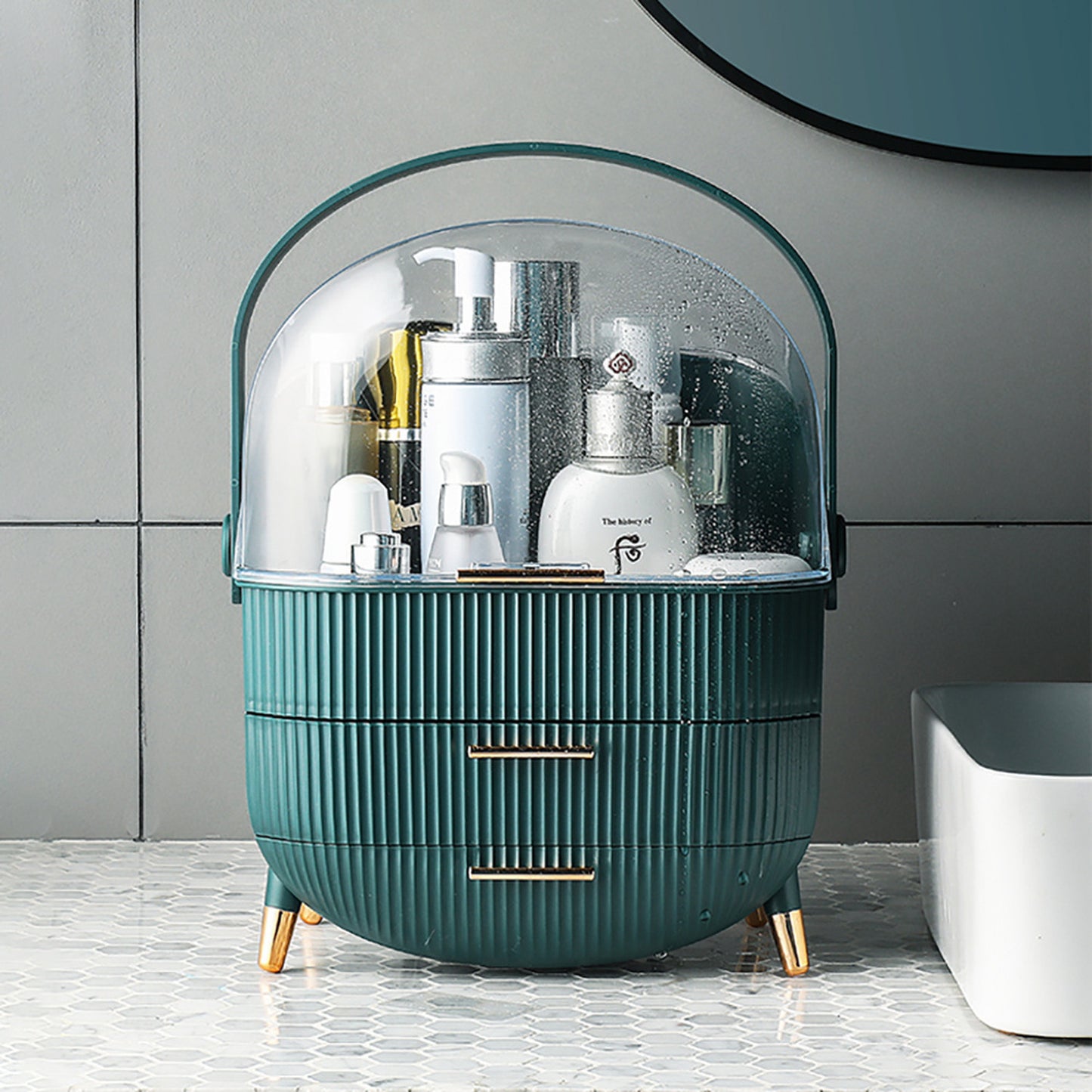 Luxurious Makeup Dustproof Organiser