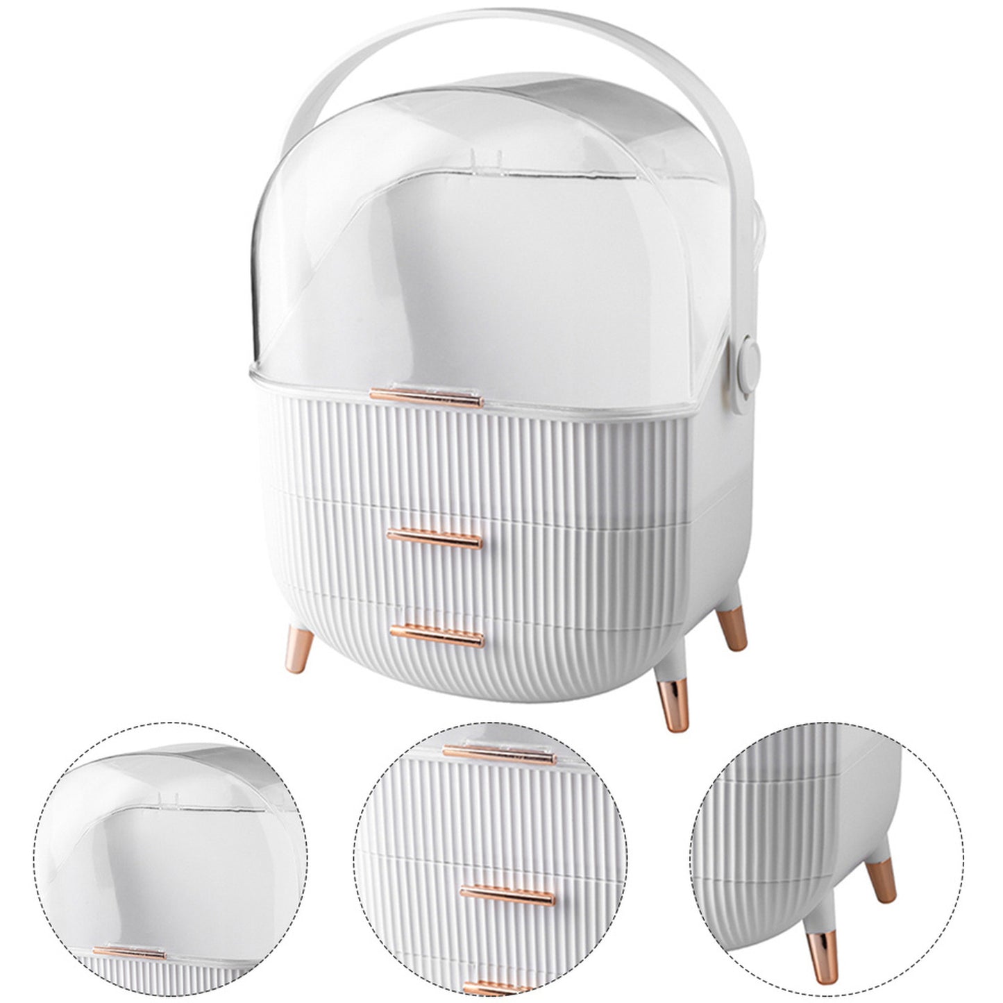 Luxurious Makeup Dustproof Organiser