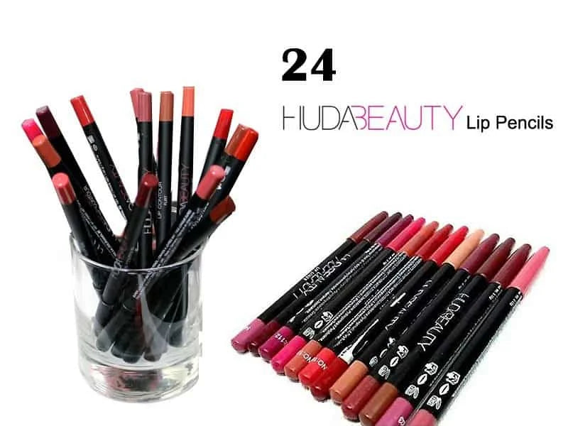 Huda Beauty PacK oF 12 Colors Lip Pencil