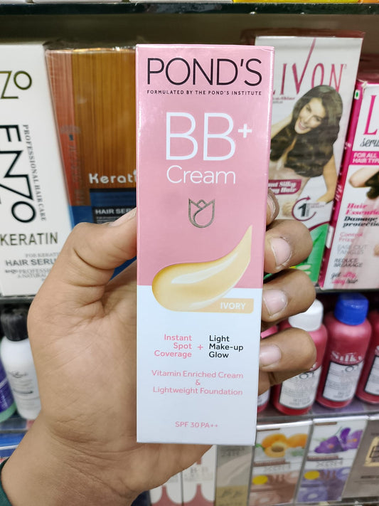 Pond's BB+ Cream Instant Spot Coverage + Light Make-up Glow Ivory SPF 30 PA++
